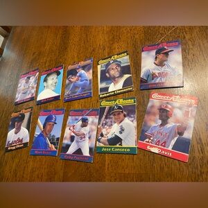 Collect A Books baseball booklets   10 total. From the ‘90’s.